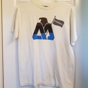 Men's white size Large Matix s/s tee shirt